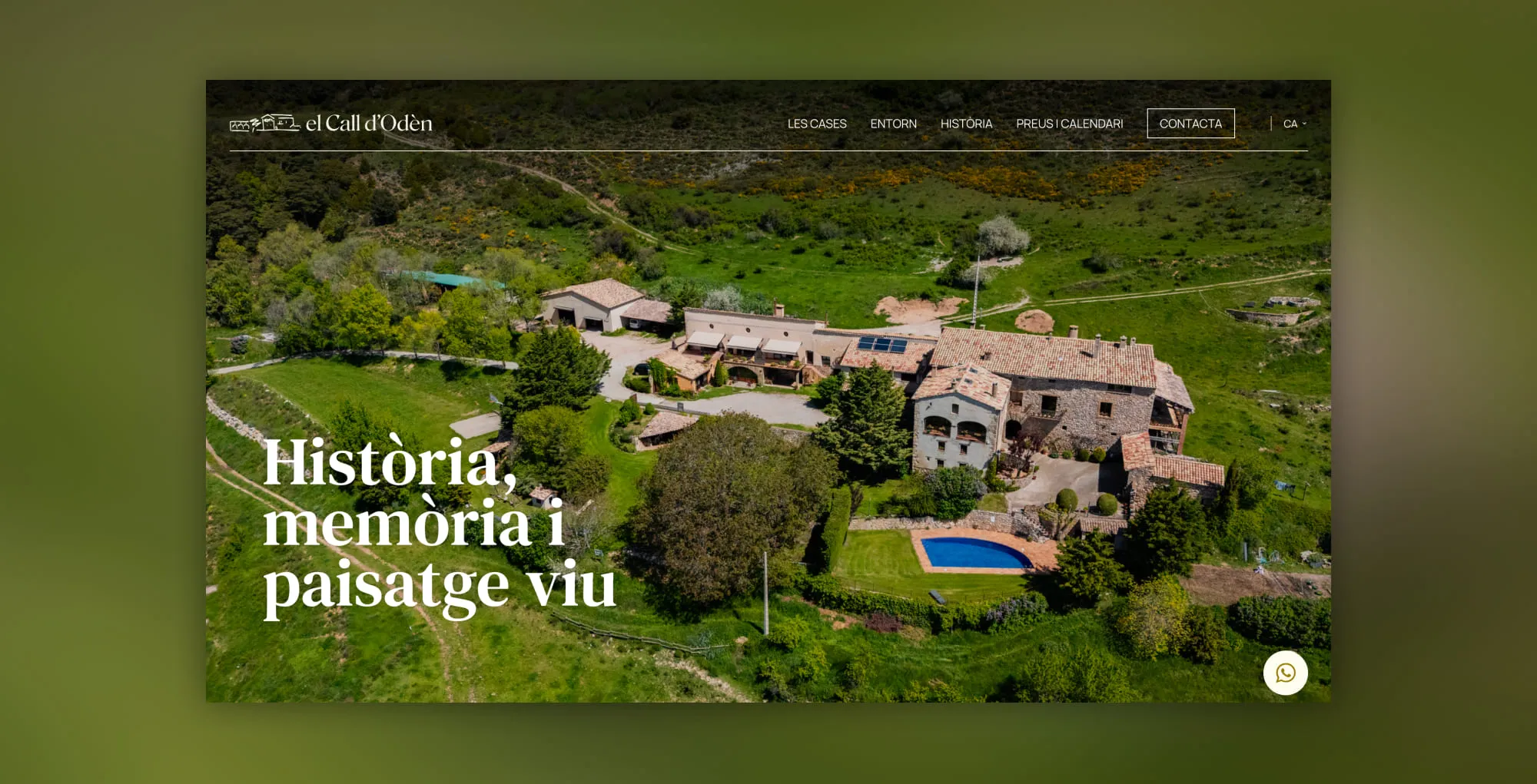 Pàgina principal d'El Call d'Odèn